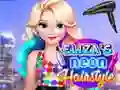 Juego El peinado neón de Eliza en línea