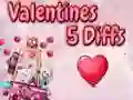 Juego San Valentín 5 Diferencias en línea