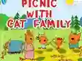 Juego Picnic con la familia gato en línea Juego Picnic con la familia gato en línea