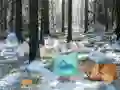 Juego Aventura en el bosque del país de las maravillas invernal en línea