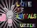 Juego Amor por los Animales Puzzle en línea Juego Amor por los Animales Puzzle en línea
