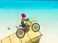 Juego Saltos de Motocross en la Playa en línea