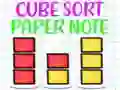 Juego Clasificación Cubo Nota de Papel en línea