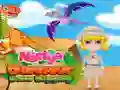 Juego Nastya: Excavación de Huesos de Dinosaurio en línea Juego Nastya: Excavación de Huesos de Dinosaurio en línea