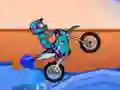 Juego Ciclista al atardecer - Motocross en línea