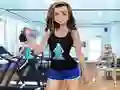 Juego Fitness Gimnasio Chicas Vestir en línea