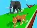 Juego Carrera de Transformación Animal 3D en línea Juego Carrera de Transformación Animal 3D en línea