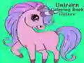 Juego Libro para Colorear Unicornio Brillantina en línea Juego Libro para Colorear Unicornio Brillantina en línea
