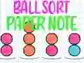 Juego Clasificación de Bolas: Nota en Papel en línea Juego Clasificación de Bolas: Nota en Papel en línea