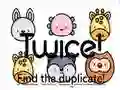 Juego ¡Dos veces! Encuentra el duplicado en línea Juego ¡Dos veces! Encuentra el duplicado en línea