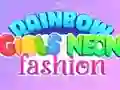 Juego Moda Neón de Chicas Arcoíris en línea Juego Moda Neón de Chicas Arcoíris en línea