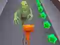 Juego Gato Enfadado: Carrera en el Callejón de los Zombis en línea