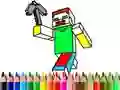Juego De vuelta a la escuela: Coloreando Minecraft en línea Juego De vuelta a la escuela: Coloreando Minecraft en línea