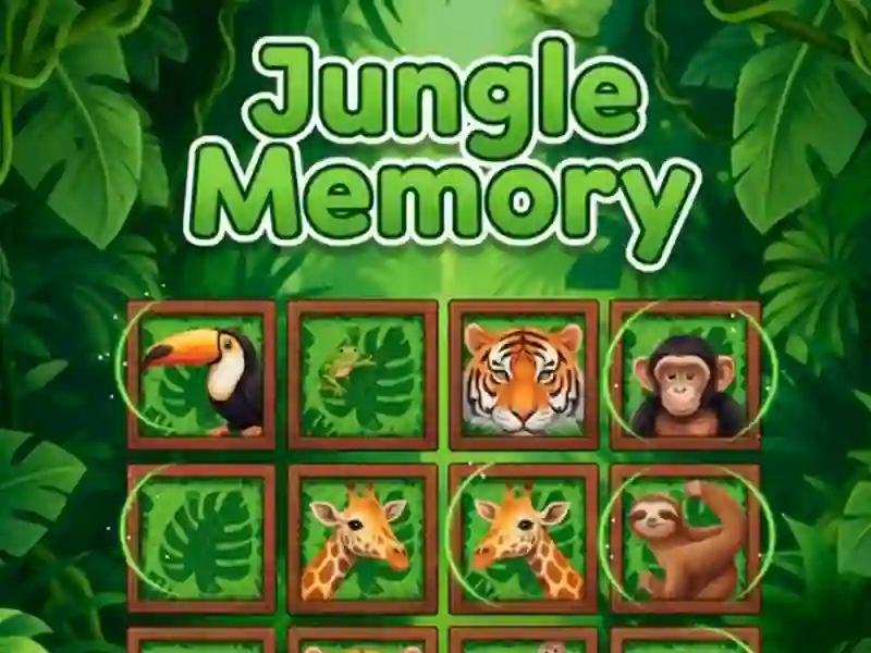Juego Memoria de la selva en línea
