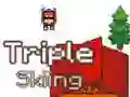 Juego Esquí Triple 2D en línea