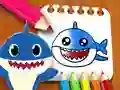 Juego Libro para colorear Baby Shark en línea Juego Libro para colorear Baby Shark en línea