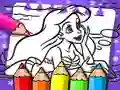 Juego Libro para Colorear de Ariel la Sirenita en línea