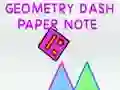 Juego Geometry Dash Nota de Papel en línea