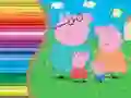Juego Libro para colorear de Peppa Pig en línea Juego Libro para colorear de Peppa Pig en línea