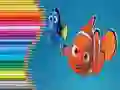 Juego Libro para Colorear de Buscando a Nemo en línea Juego Libro para Colorear de Buscando a Nemo en línea