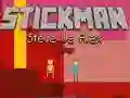 Juego Stickman Steve vs Alex Nether en línea Juego Stickman Steve vs Alex Nether en línea