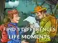 Juego Encuentra las diferencias: momentos de la vida en línea