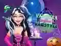 Juego Vampira Desafío de Peinados Espeluznantes en línea