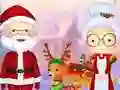 Juego Aventura Navideña de Señor y Señora Santa en línea