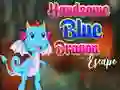 Juego Escape del Guapo Dragón Azul en línea Juego Escape del Guapo Dragón Azul en línea