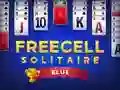 Juego Solitario Freecell Azul en línea