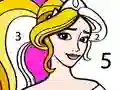Juego Princesa Colorear Por Números en línea Juego Princesa Colorear Por Números en línea