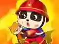 Juego Pequeño Panda Bombero en línea