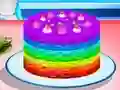 Juego Cocinando Pastel Arcoíris en línea Juego Cocinando Pastel Arcoíris en línea