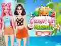 Juego Vestir a la chica de coco de verano en línea Juego Vestir a la chica de coco de verano en línea