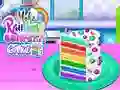 Juego Haz un Pastel de Confeti Arcoíris en línea