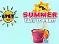 Juego Fácil de pintar verano en línea