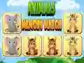 Juego Juego de Memoria de Animales en línea