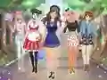 Juego Vestir Anime en la Escuela en línea