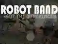 Juego Banda de Robots Encuentra las diferencias en línea Juego Banda de Robots Encuentra las diferencias en línea