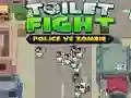 Juego Pelea de baño: Policía contra zombie en línea