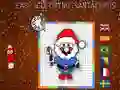 Juego Fácil Colorear a Santa Claus en línea
