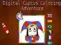 Juego Aventura de colorear en el circo digital en línea
