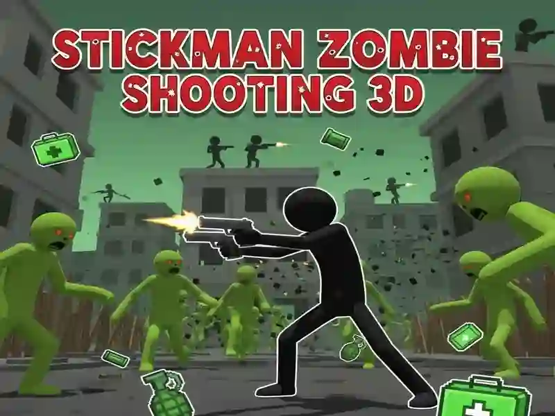 Juego Stickman Zombi Disparos 3D en línea