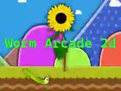 Juego Gusano Arcade 2D en línea