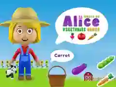 Juego Mundo de Nombres de Verduras de Alicia en línea