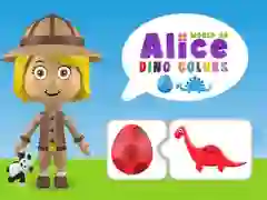 Juego Mundo de los Colores Dino de Alicia en línea Juego Mundo de los Colores Dino de Alicia en línea
