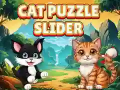 Juego Deslizador de Rompecabezas de Gato en línea