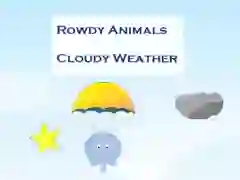 Juego Animales Ruidosos Clima Nublado en línea