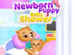 Juego Baby Shower de cachorro recién nacido en línea