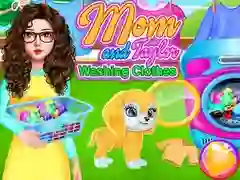Juego Mamá y Taylor lavando ropa en línea